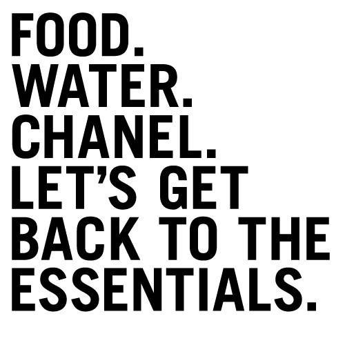 Let's get back to the essentials...