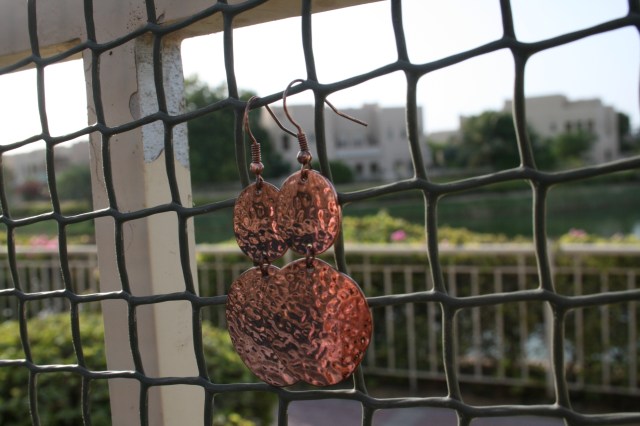 Miss Easy Elegance: Copper Earrings 4.