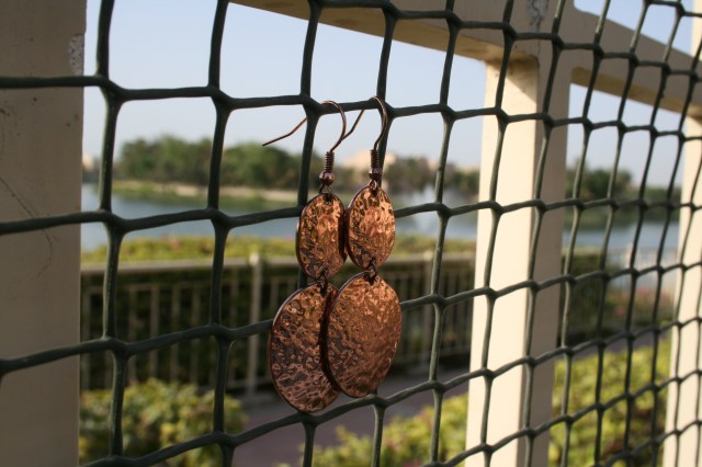 Miss Easy Elegance: Copper Earrings 3.
